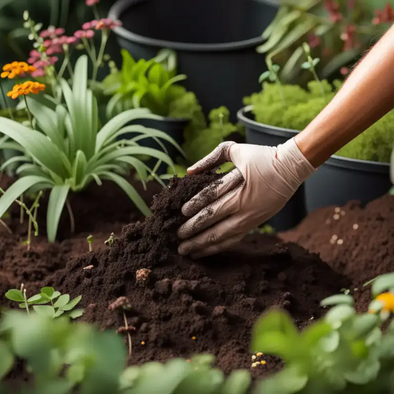Visual representation of "amendment" - A substance added to soil to improve its quality and make plants grow better