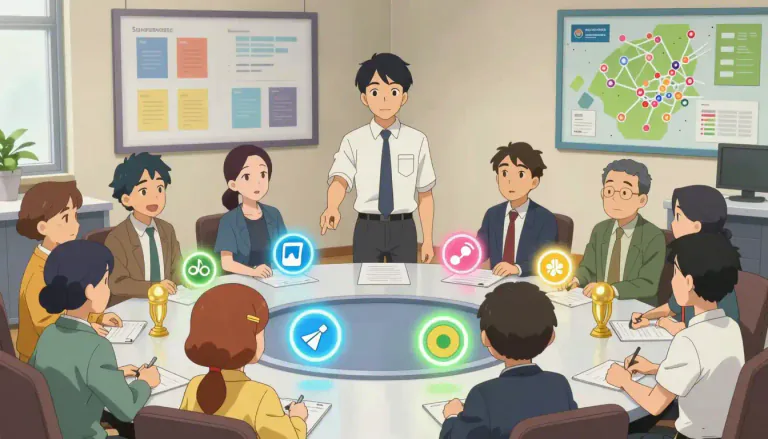 Visual representation of "allocator" - A general term for a person or entity that assigns roles, tasks, or resources in any organizational context.