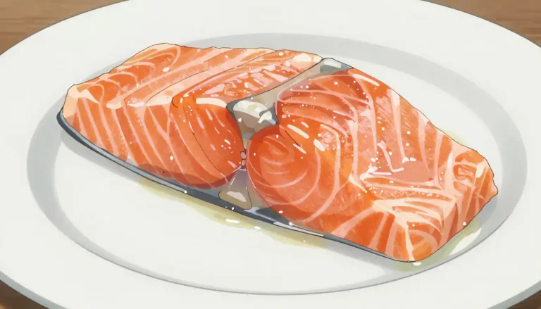 Visual representation of "aspic" - A clear jelly that comes from cooking meat or fish in water and is used mostly as a decoration or coating for food.