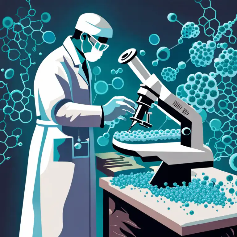 Visual representation of "shotgun" - A method in genetic engineering where DNA is fired into cells
