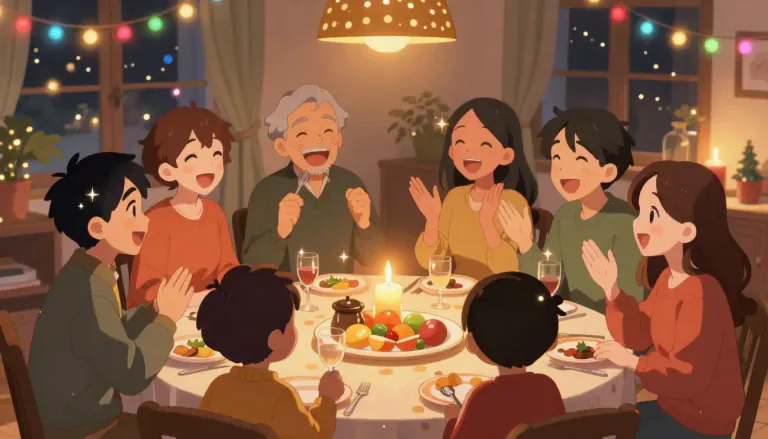 Visual representation of "mirth" - Happiness and laughter