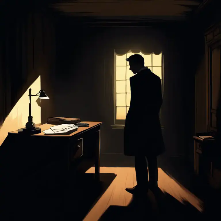 Visual representation of "spook" - A spy, especially a secret agent.