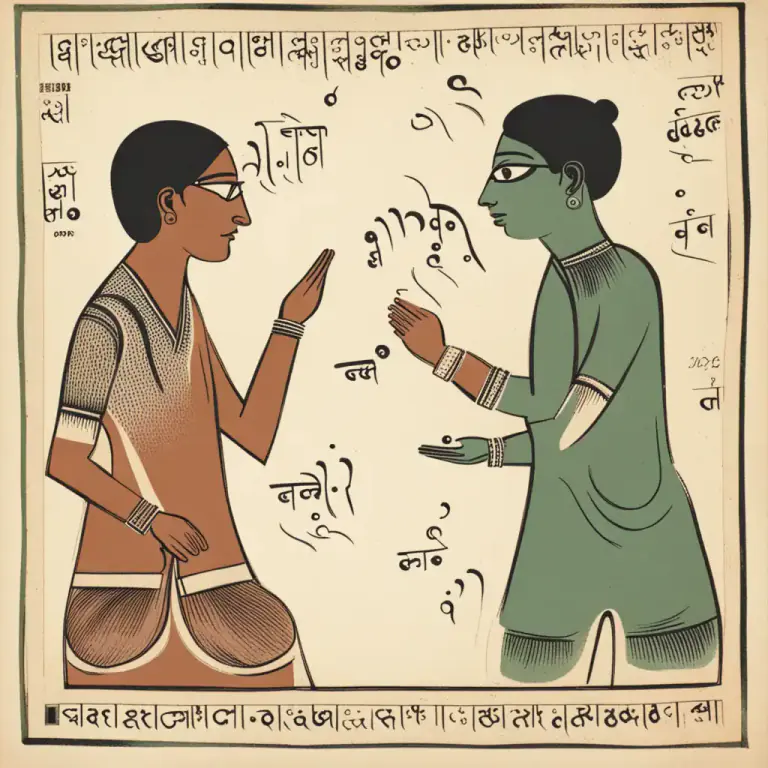 Visual representation of "bengali" - The language spoken by the people of Bengal.