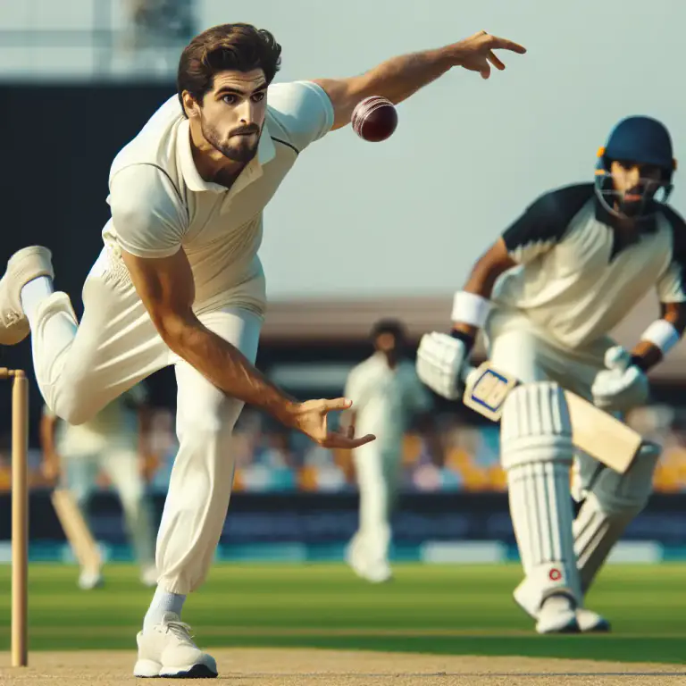 Visual representation of "spinner" - In cricket, a bowler who specializes in delivering balls designed to bounce, swerve or spin.