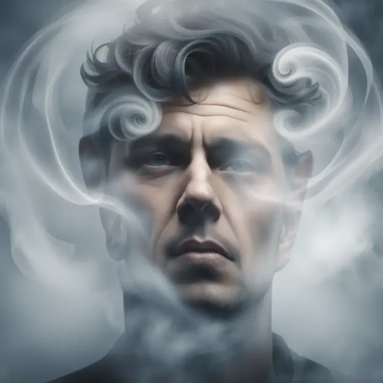 Visual representation of "mist" - Something that dims or obscures.