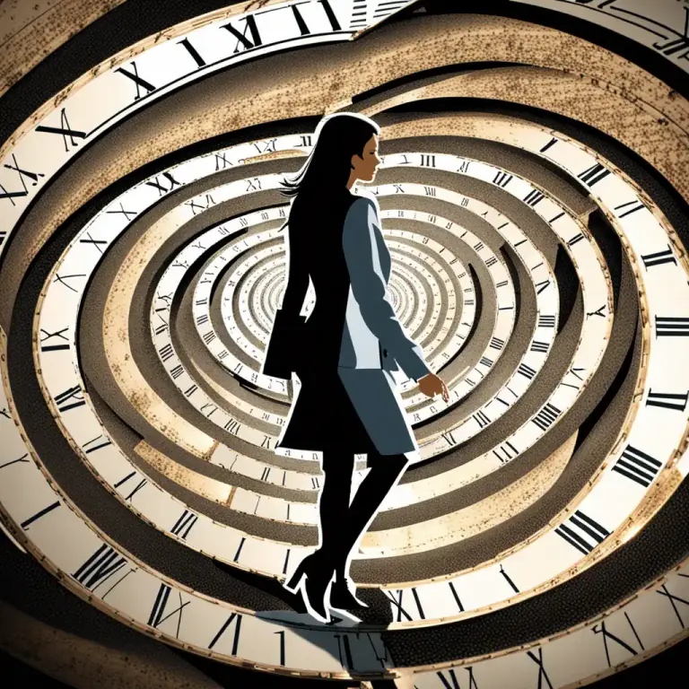 Visual representation of "day in, day out" - Doing something regularly or constantly over a long period of time