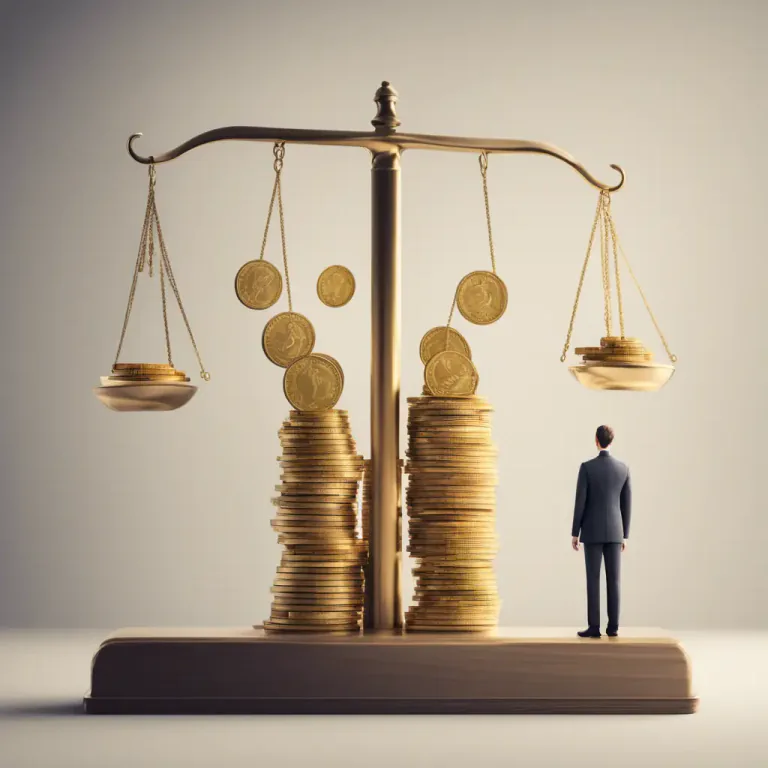 Visual representation of "everyone has their price" - Everyone can be persuaded to do something if offered enough compensation, or benefit.
