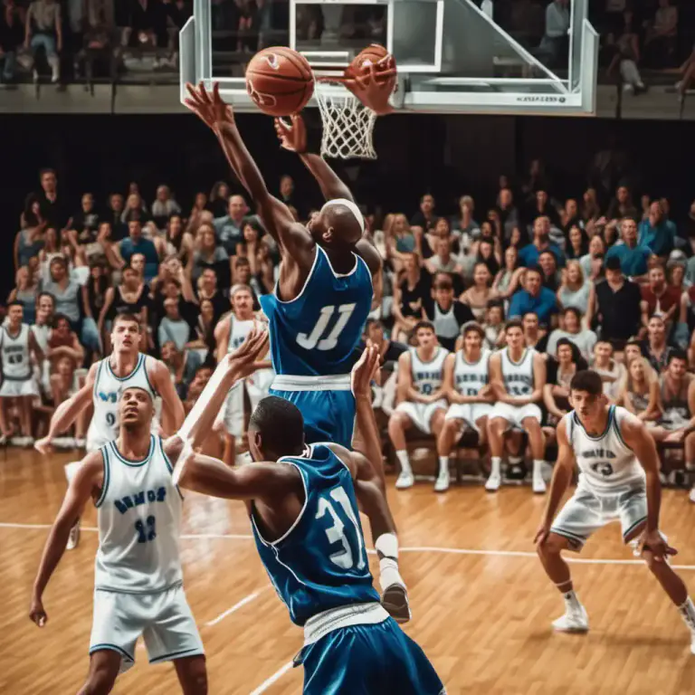 Visual representation of "lay up" - In basketball, to make a shot close to the basket by bouncing the ball off the backboard.