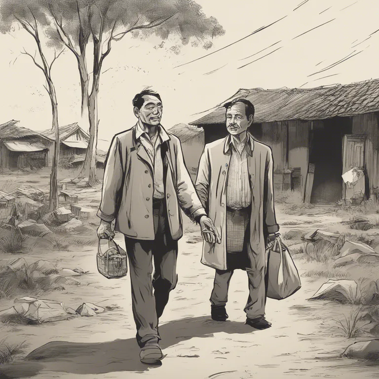 Visual representation of "traveller" - A trader who travels, especially to rural areas, to provide goods or services.