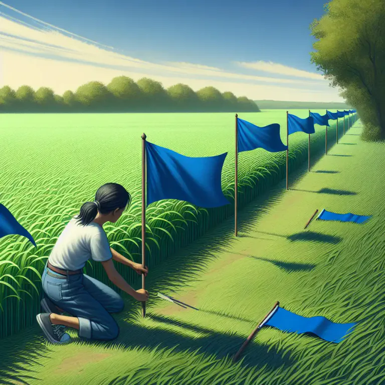 Visual representation of "delineate" - mark the boundary of something