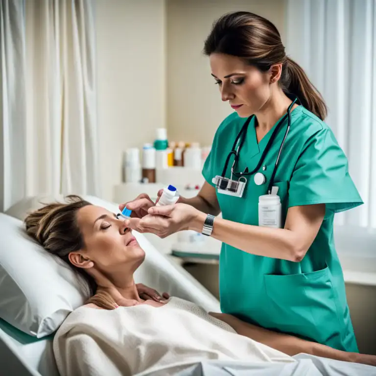 Visual representation of "dose" - To give a measured amount of something, such as a medicine
