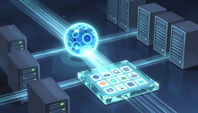 Visual representation of "consolidator" - A software tool or system that integrates data from various sources into a unified format.