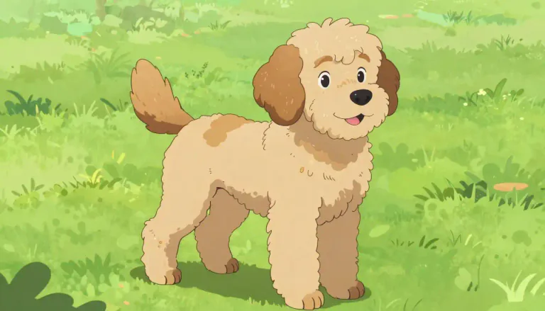 Visual representation of "labradoodle" - A labradoodle is a designer dog breed created by crossing a Labrador Retriever with a Poodle, known for its friendly disposition and hypoallergenic coat.