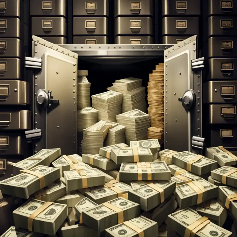 Visual representation of "cash in hand" - Assets in the form of cash.