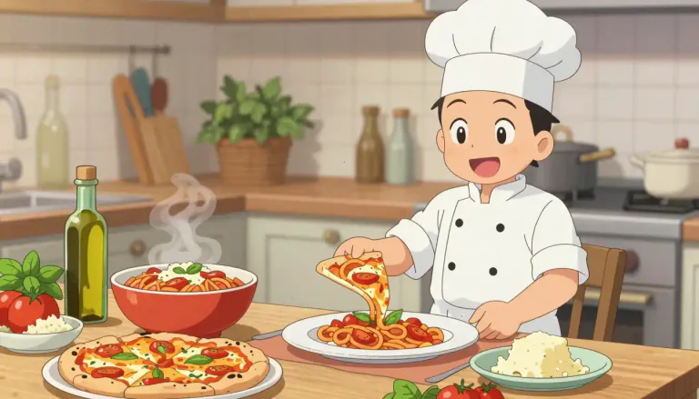 Visual representation of "cuisine" - The style or method of cooking, especially as characteristic of a particular country, region, or establishment