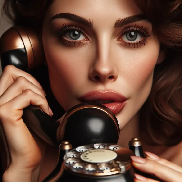 Visual representation of "mouthpiece" - A piece of a telephone you speak into