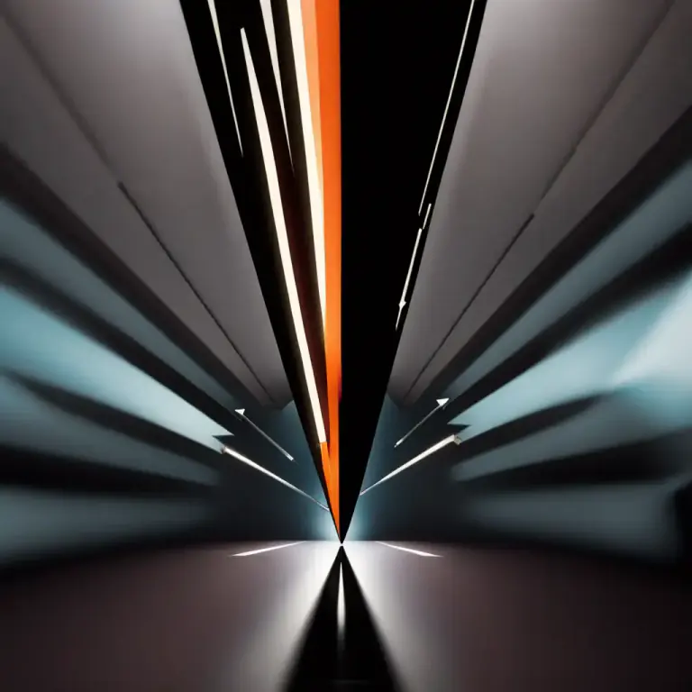 Visual representation of "pierce" - to go or make way into or through