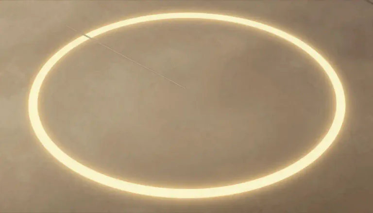 Visual representation of "circumference" - The distance around the edge of a circle or any curved shape.