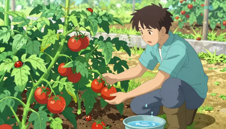 Visual representation of "organically" - In a way that is produced or grows naturally, without using chemicals.