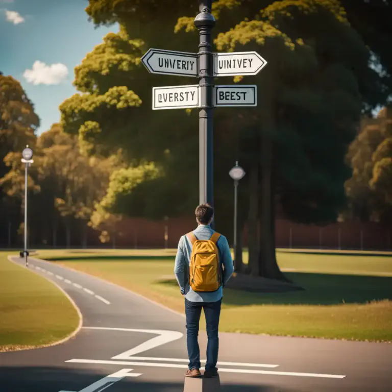Visual representation of "way to go!" - The correct or best path or decision to take