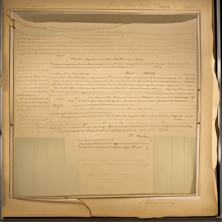 Visual representation of "protocol" - An original draft document.
