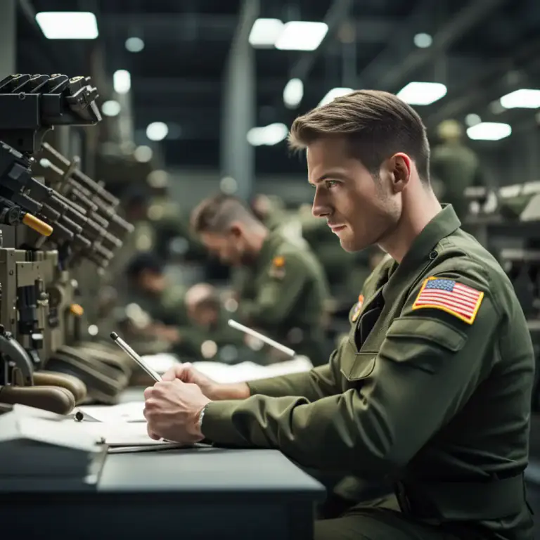 Visual representation of "ordnance" - The department of a government or military that supplies weapons