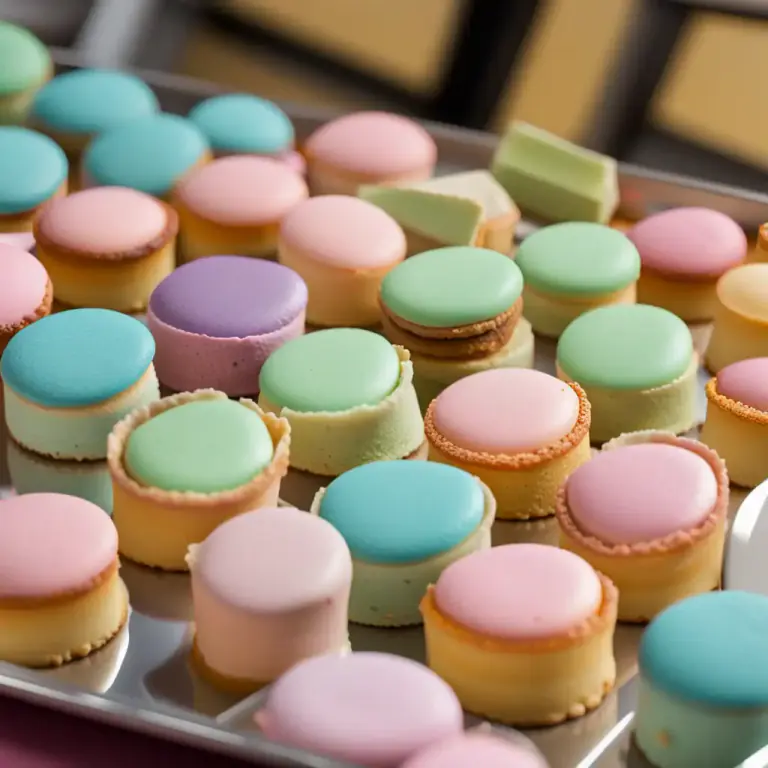 Visual representation of "pastel" - A small cake or cookie, often with a filling, popular in Latin American cuisine