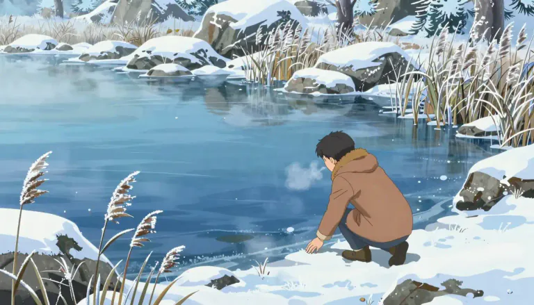Visual representation of "cold" - Having a low temperature