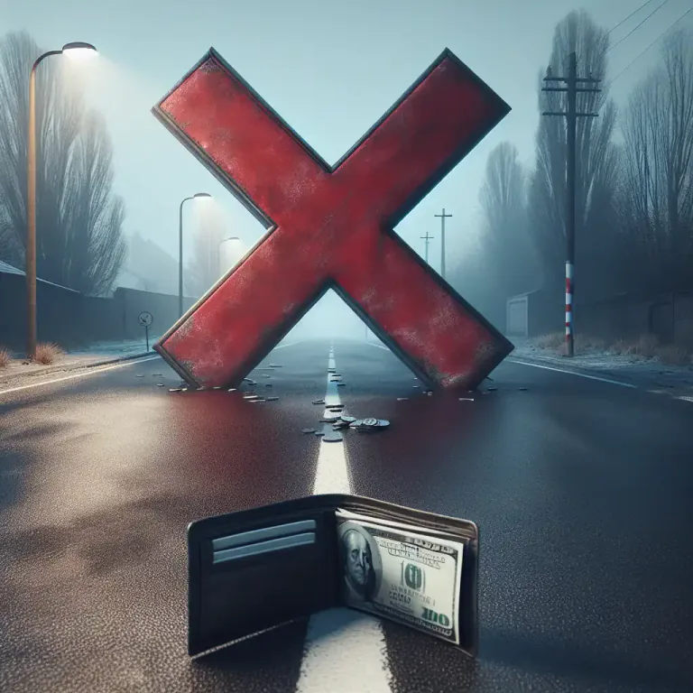 Visual representation of "blockage" - A situation in which progress is stopped or blocked.