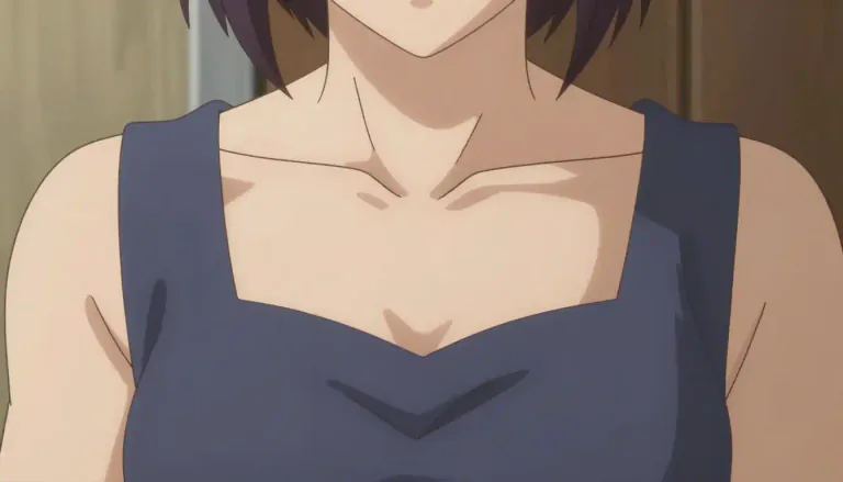 Visual representation of "neckline" - The edge of a piece of clothing around a person's neck