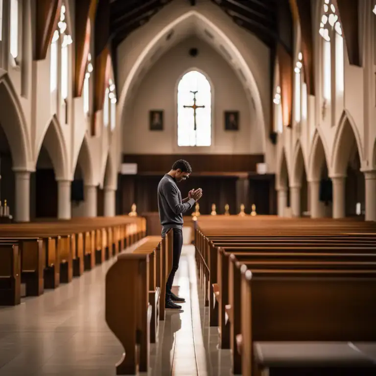 Visual representation of "vigil" - In Roman Catholic Church, the day before a festival, observed by a vigil and fasting