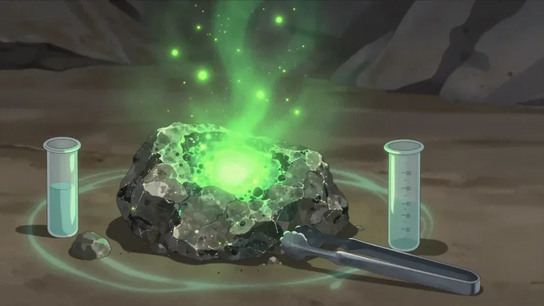Visual representation of "radioactive" - Of or relating to the process of radioactive decay.