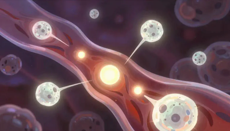 Visual representation of "interleukin" - Interleukins are a group of proteins that are secreted by white blood cells to help regulate the immune system and mediate cell-to-cell communication.