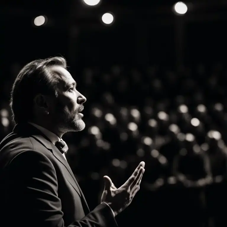 Visual representation of "oration" - A lengthy and grandiloquent speech