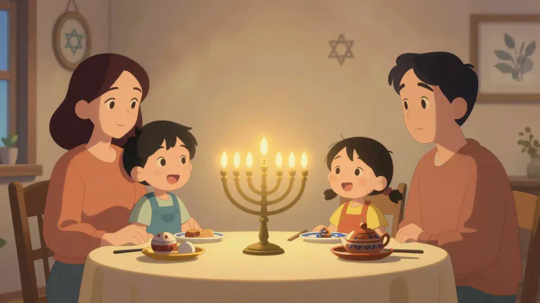 Visual representation of "jewish" - Relating to, associated with, or denoting Jews or Judaism.