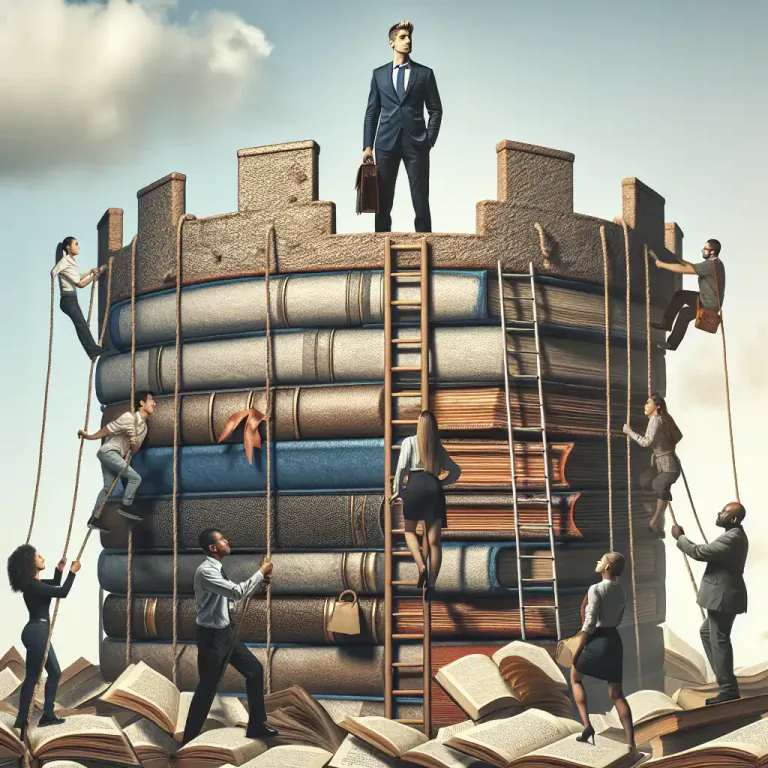 Visual representation of "unassailable" - Someone's reasoning or argument that is so strong and well-supported that it is impossible to overcome or argue against.