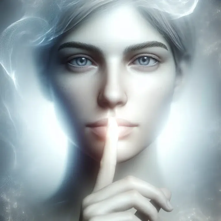 Visual representation of "ineffable" - Not to be spoken of or expressed