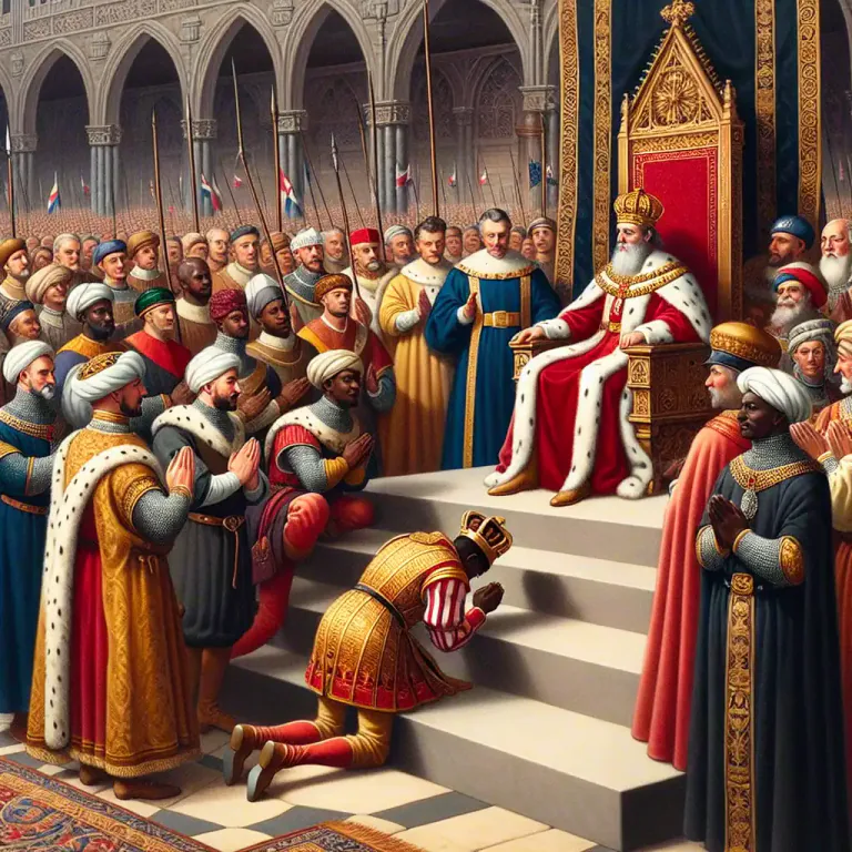 Visual representation of "subservient" - Serving or acting in a subordinate capacity