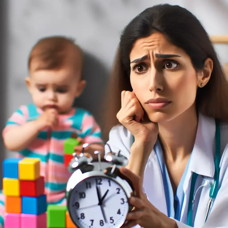 Visual representation of "tardiness" - Delay or lingering, especially in carrying out tasks or in development