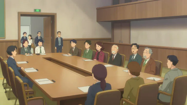 Visual representation of "quorum" - The minimum number of people needed in a meeting before it can officially begin or make decisions
