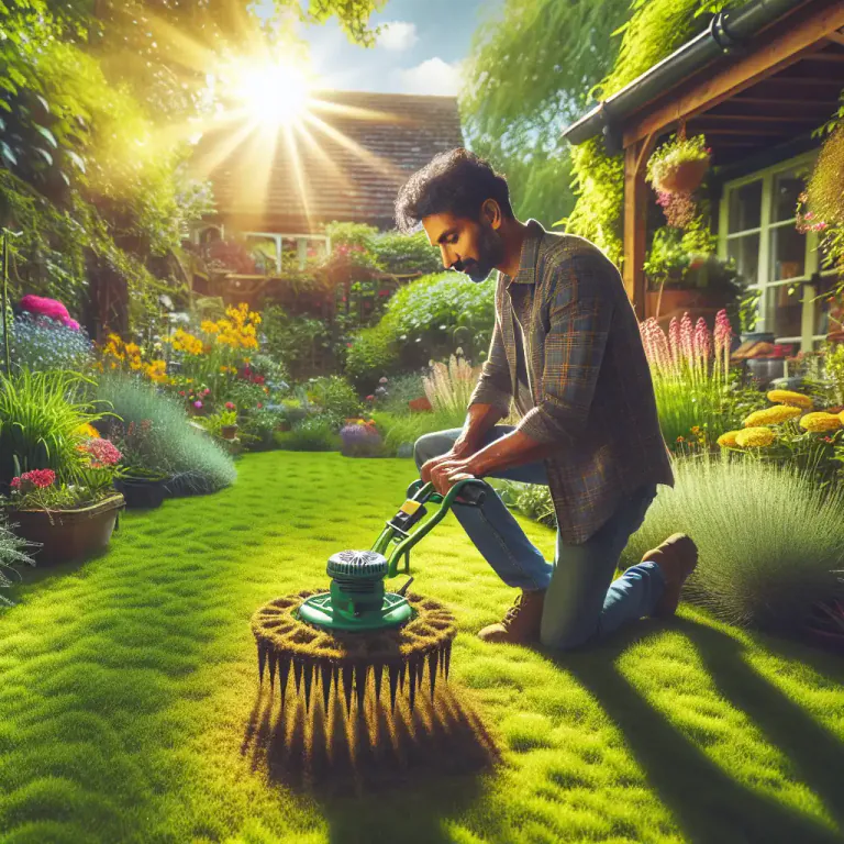 Visual representation of "scarify" - To break up the surface of soil or pavement