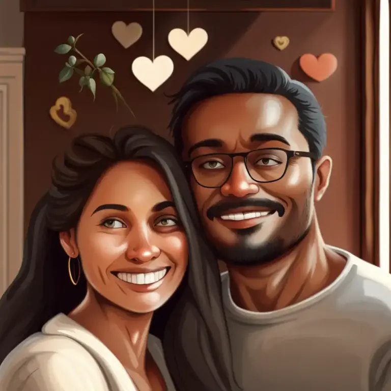 Visual representation of "live in sin" - To live together as a couple without being married