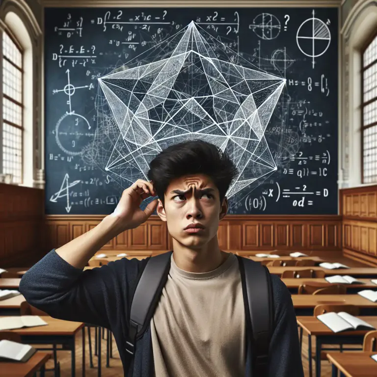Visual representation of "poser" - A tough or challenging question or problem.