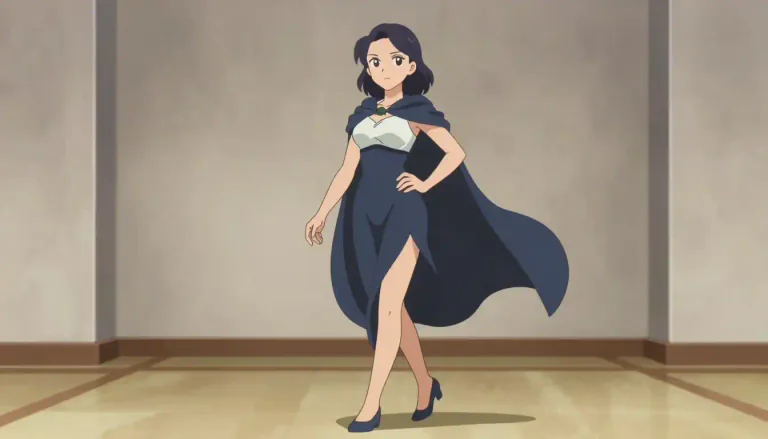 Visual representation of "sashay" - To walk in a lively or exaggerated manner, typically with a sway of the hips, often used to attract attention.