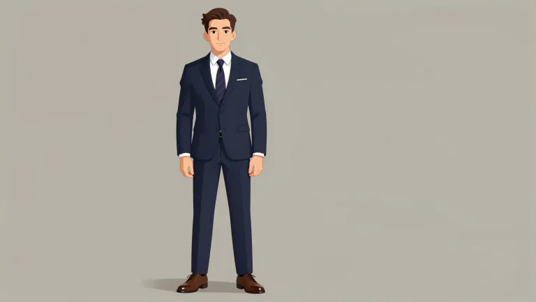 Visual representation of "dapper" - Looking neat and stylish in appearance