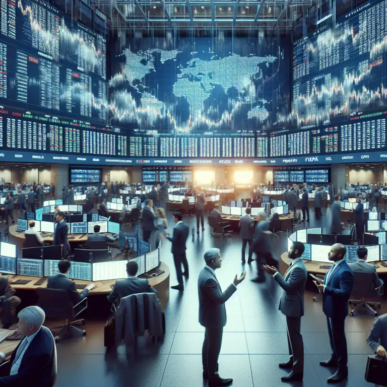 Visual representation of "hyperactive" - A description of markets or economies with a high level of trading.