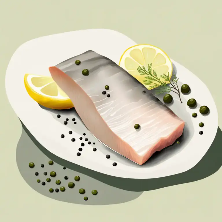 Visual representation of "sturgeon" - The flesh of the sturgeon, used as food.