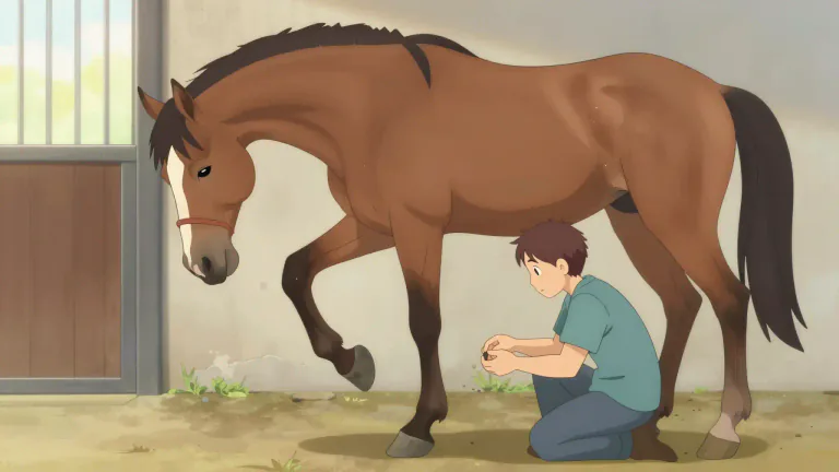 Visual representation of "lame" - To make someone or an animal unable to walk properly.