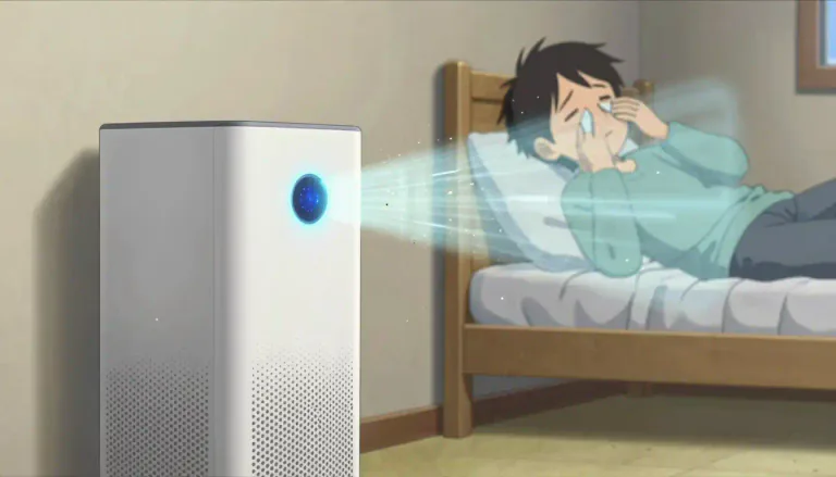 Visual representation of "purifier" - A device that removes harmful substances from something.