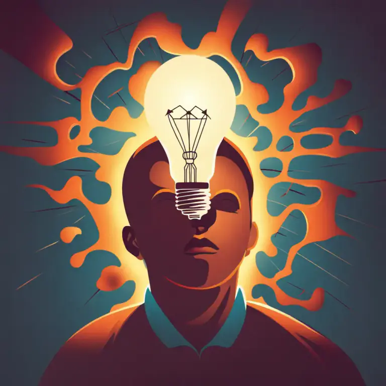 Visual representation of "a bright spark" - A smart, intelligent person especially someone who solves problems quickly or comes up with new ideas.